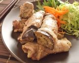 豚巻きナスの醤油麹マヨ焼き作り方8写真