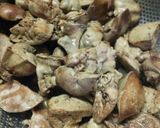 鶏の肝じゃが作り方2写真