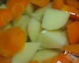 鶏の肝じゃが作り方3写真
