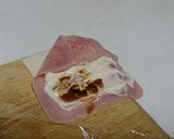 絶品、意外な美味しさ、ハムチーズおにぎり作り方1写真