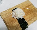 絶品、意外な美味しさ、ハムチーズおにぎり作り方4写真