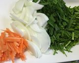 白玉粉入り♩もっちりニラチーズちぢみ。作り方2写真