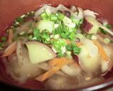 根野菜の味噌汁　息子のダイエット食作り方7写真