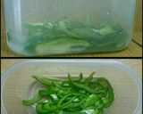 料理に使う 千切りピーマン(保存食)作り方3写真