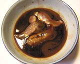 大葉にんにく醤油☆イカの沖漬け風パスタ作り方1写真