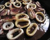 大葉にんにく醤油☆イカの沖漬け風パスタ作り方3写真