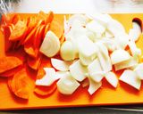 ごま油☆いつもとちょっと違う簡単肉じゃが作り方1写真