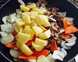 ごま油☆いつもとちょっと違う簡単肉じゃが作り方3写真
