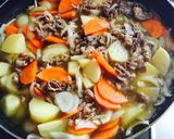 ごま油☆いつもとちょっと違う簡単肉じゃが作り方4写真