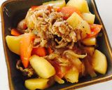 ごま油☆いつもとちょっと違う簡単肉じゃが作り方8写真