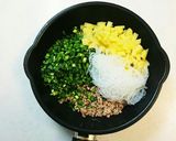 ニラとじゃがいもの肉味噌作り方2写真