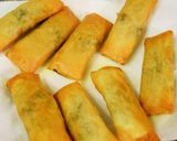 簡単♡キャベツと豚のカレー春巻き♪作り方8写真