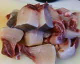 メカジキの照り焼き。作り方1写真