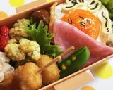 スナップえんどうを可愛く♪キャラ弁に〜♪作り方10写真