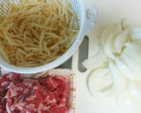 ☆豚丼風☆焼き肉炒め～♪作り方1写真