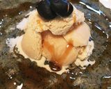 アイスのせ桑茶クレープ 黒みつ黒大豆添え作り方7写真