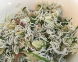 京都のおばんざい＊茗荷と大葉と縮緬じゃこ作り方1写真