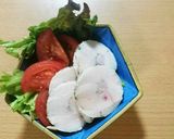 鶏むねハムのニラキムチソース作り方3写真
