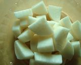 大根とこんにゃくの煮物作り方1写真