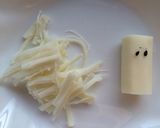 パスタに、モッツァレラのサンドバッグ君作り方2写真