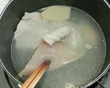 もっちもちコラーゲン！豚皮の串焼き作り方4写真