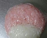キャラ弁♪ツムツム風マイメロおにぎり作り方3写真