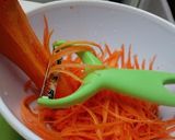 チーズとニンジンのそうめんサラダ作り方2写真