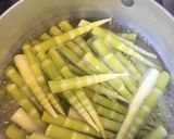 姫たけのこ（細竹）の味噌煮作り方1写真