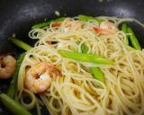 もっちり!アスパラと海老の塩レモンパスタ作り方4写真