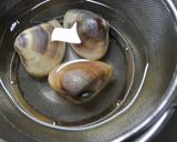 白だしで！ほうれん草とはまぐりのお吸い物作り方2写真