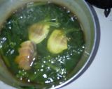 白だしで！ほうれん草とはまぐりのお吸い物作り方5写真