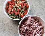 【材料2つだけ！】10分でキーマカレー作り方1写真