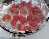 マグロの玉ねぎとパプリカの甘酢餡掛け♪作り方8写真