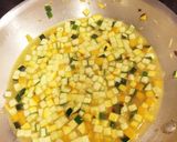ペンネで海老とズッキーニのダイスパスタ作り方12写真