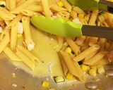 ペンネで海老とズッキーニのダイスパスタ作り方15写真