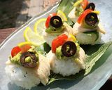 サラダチキン手毬寿司作り方7写真