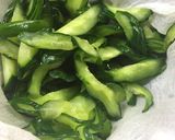 ツナと胡瓜 アスパラの冷製グリーンパスタ作り方1写真