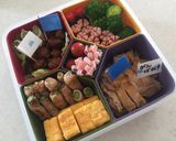 運動会のお弁当 旗づくり作り方6写真