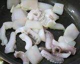 イカとそら豆のバジル風味作り方6写真