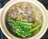 レバーとアスパラのアヒージョ作り方6写真