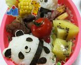 初心者でも超簡単！パンダのキャラ弁♡作り方4写真