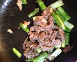 牛肉とアスパラガスの塩胡椒炒め作り方3写真