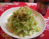 キャベツエビみそ炒め作り方5写真