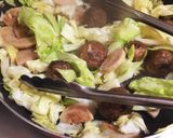 新じゃがと春キャベツの甜麺醤炒め作り方4写真