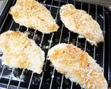 揚げない梅じそササミフライ風パン粉焼き作り方5写真