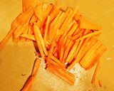 彩鮮やか！摘果(子)メロンで塩焼きそば作り方5写真
