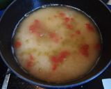 赤青二色の炊き込み梅ご飯作り方2写真