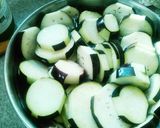 簡単☆ナスのミルフィーユ餃子 玉子入り作り方2写真