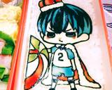 海苔アート キャラ弁 ハイキュー③作り方2写真