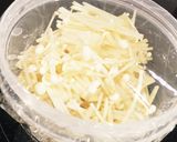 エノキの梅マヨポンなめたけ作り方1写真